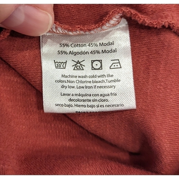 Fish Hippie Quarter Zip Pullover Cotton Modal Blend Size Large - Picture 3 of 6